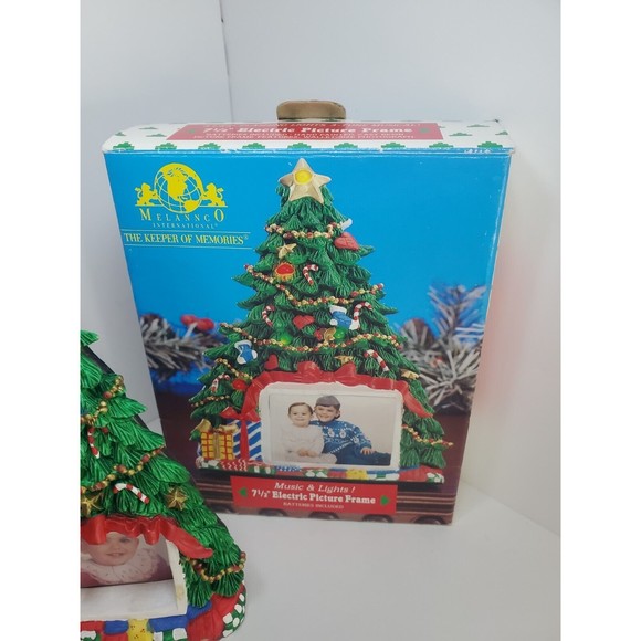 1995 Melannco Music & Lights Electric Picture Frame 7 In - Picture 4 of 5